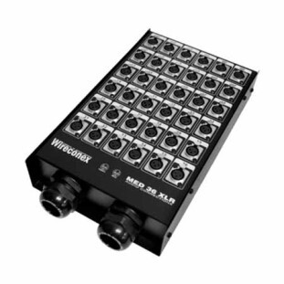 MEDUSA WIRECONEX 36 FURAÇOES XLR COM CONECTORES COM 2 PRENSA CABO DE NYLON MED2 36 2SNCC - 13562 - FR
