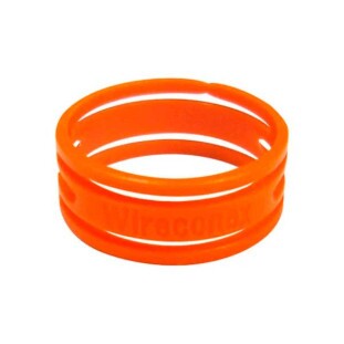 ANEL PARA PLUG CANNON XLR WIRECONEX WC 1003 XLR LARANJA WC 100 OR - 10204 - FR