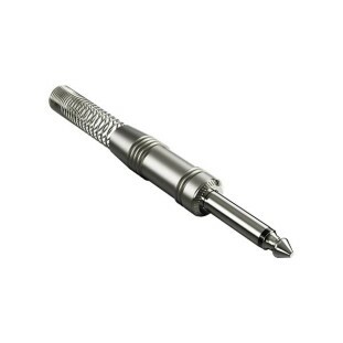 PLUG P10 WIRECONEX MONO PROFISSIONAL METAL NICKEL COM MOLA WC 244 ( BAQUELITE ) - 4338