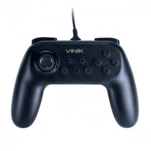 JOYSTICK VINIK GAMER NINTENDO SWITCH COM FIO USB MODELO NS PRETO - 107865 - FR