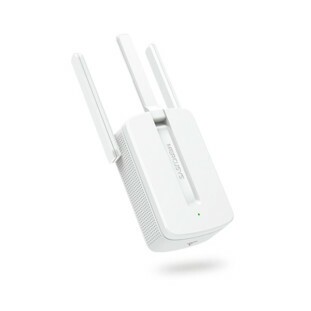 REPETIDOR MERCUSYS WIRELESS WI-FI 2.4GHZ N 300MBPS COM 3 ANTENAS - MW300RE - 27426