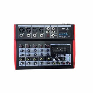 MESA DE SOM SOUNDPRO 4 CANAIS MONO + 1 STEREO COM BLUETOOTH/ EFEITO/ USB PLAYER/ PHANTOM POWER BIVOLT - SV60FX - FR