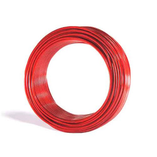 CABO DE BATERIA X CABLE POWER 4MM CRISTAL VERMELHO (50M) - 10692