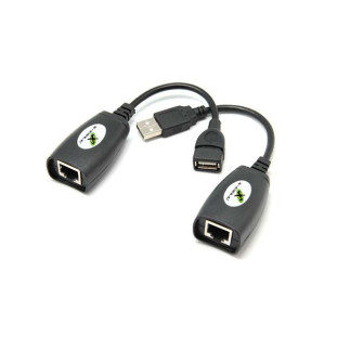 ADAPTADOR EXTENSOR USB XCELL VIA RJ-45 ATE 45M - XC-ADP-42 - FR