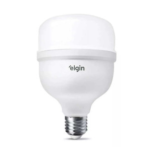 LAMPADA SUPER BULBO LED ELGIN 50W 6500K BRANCA FRIA E27 BIVOLT - 48LSB50FLD00