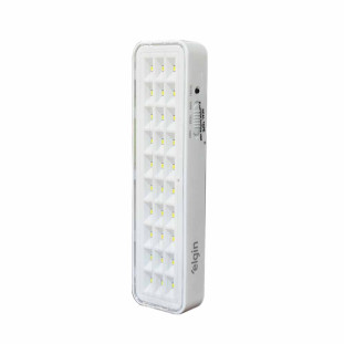 LUMINARIA DE EMERGENCIA ELGIN 30 LEDS BATERIA DE LITIO 2W 6500K BRANCA FRIA BIVOLT - 48LEM30L0000