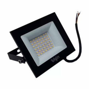 REFLETOR LED ELGIN PROJETOR 30W 6500K BRANCA FRIA BIVOLT - 48RPLED30G00