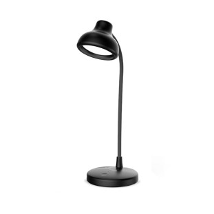 LUMINARIA DE MESA ELGIN LED DISCO PRETA - 48LUMESABATP - FR