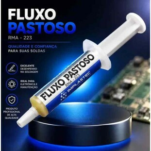 FLUXO PASTOSO IMPLASTEC RMA-223 P/ SOLDAR SERINGA 10G - 115