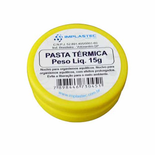 PASTA TERMICA IMPLASTEC POTE 15G - PAPT1530CX