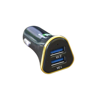 CARREGADOR VEICULAR XCELL 12/24V 3.1A COM 2 USB PRETO - XC-V7-USB