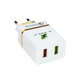 CARREGADOR ULTRA RAPIDO XCELL 4.0A 18W QUICK CHARGE COM 2 USB BRANCO - XC-UR-15 - FR