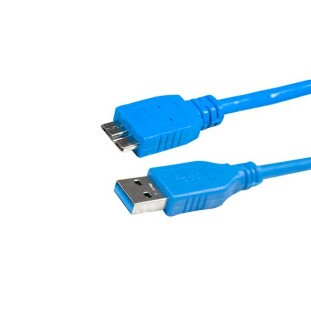 CABO USB XCELL 3.0A A MACHO X MICRO B MACHO PARA HD EXTERNO 1,5M AZUL - XC-CD-42