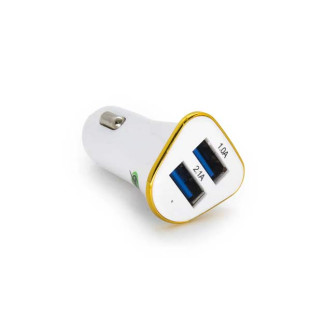 CARREGADOR VEICULAR XCELL 12/24V 3.1A COM 2 USB BRANCO - XC-V7-USB