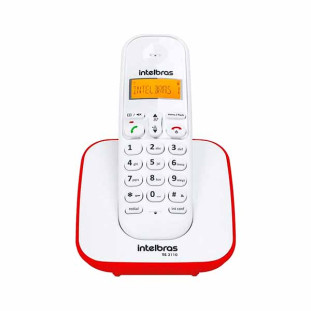 TELEFONE SEM FIO INTELBRAS TS 3110 VERMELHO - 4123101