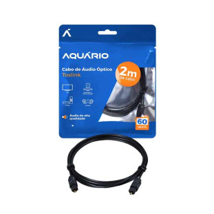 CABO OPTICO DIGITAL AUDIO TOSLINK AQUARIO 2M - TSK20