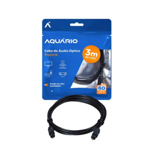 CABO OPTICO DIGITAL AUDIO TOSLINK AQUARIO 3M - TSK30