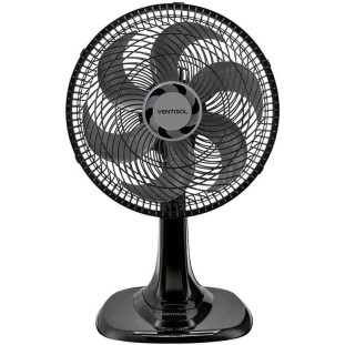 VENTILADOR DE MESA VENTISOL TURBO 6 PAS 30CM PRETO 127V PREMIUM - 548