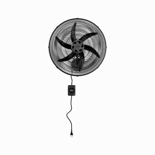 VENTILADOR DE PAREDE VENTISOL COMERCIAL MONTA FACIL 50CM 6 PAS PRETO 135W 220V - 11422