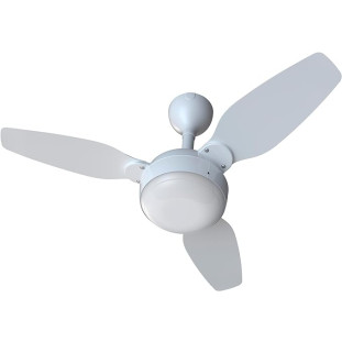 VENTILADOR DE TETO VENTISOL LEGACY BRANCO/PINUS 3P INVERTER BIVOLT COM C/R - 11174