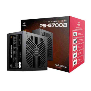 FONTE ATX GAMER C3TECH 700W PFC ATIVO 80+ PLUS BRONZE PS-G700B - 305011990100