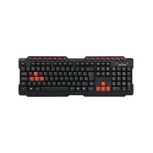 TECLADO GAMER C3TECH ABNT2 110 TECLAS (16 MULTIMIDIA) KG-10BK - 303050260101 - FR