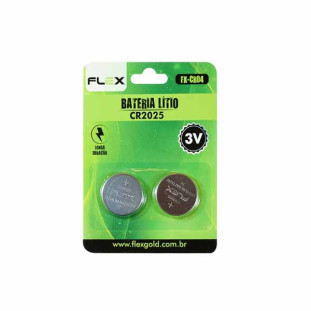 BATERIA LITHIUM FLEX GOLD 3V CR2025 C/2 - FX-CR04