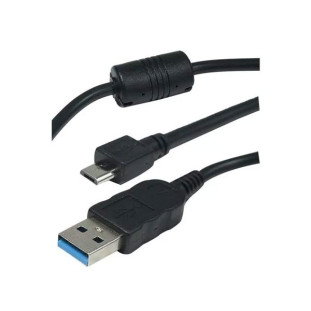 CABO USB XCELL 3.0A X MINI USB PRETO 1,8M COM FILTRO PARA CARREGAR CONTROLE PST3 - XC-CAB3