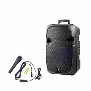 CAIXA DE SOM XCELL MULTIUSO PORTATIL 12'' 100W BLUETOOTH FM USB CARTAO COM MICROFONE - KTS-1202