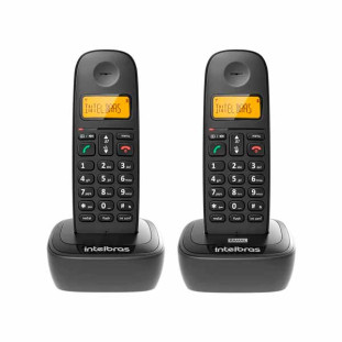 TELEFONE SEM FIO INTELBRAS COM RAMAL ADICIONAL TS 2512 PRETO - 4122512