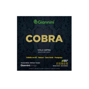 ENCORDOAMENTO PARA VIOLA GIANNINI COBRA BRONZE 80/20 CV82M MEDIA - 16902