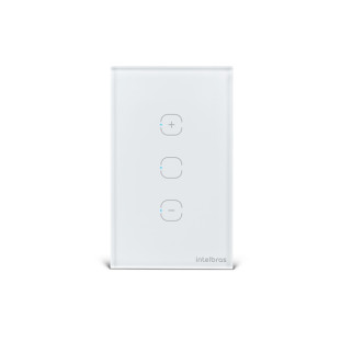 INTERRUPTOR INTELIGENTE DIMMER INTELBRAS TOUCH WI-FI BRANCO EWS 1101 - 4850008