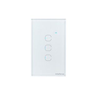 INTERRUPTOR INTELIGENTE INTELBRAS TOUCH WI-FI 3 TECLAS BRANCO MIS 1003 - 4850057