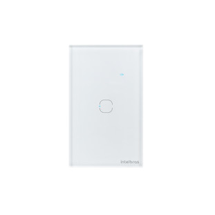 INTERRUPTOR INTELIGENTE INTELBRAS TOUCH WI-FI 1 TECLA BRANCO EWS 1001 - 4850013