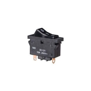 CHAVE INTERRUPTOR MARGIRIUS 3 POSIÇOES 10A/250V P/ SECADOR TAIFF 33121 M1FT1FW1Q/63-CB - 13017