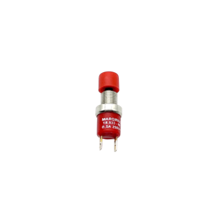 INTERRUPTOR PUSHBUTTON MARGIRIUS 18531 GDSTSE-CB NF UNIPOLAR 0,5A/250V VERMELHO - 12985