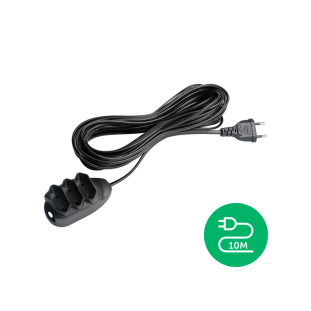 EXTENSAO ELETRICA INTELBRAS 3 TOMADAS 2 PINOS 10A 10M CABO PP 2X0,75MM EXT 2010 - 4830149