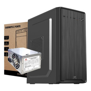 GABINETE C3TECH MICRO ATX COM FONTE 200W MT-33BK - 301140350100