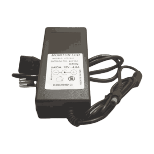 FONTE CHAVEADA TITANIS PARA MONITOR LED E LCD 12V 4A PLUG P8 5,5MM X 2,5MM (+ INTERNO) - LCD1240