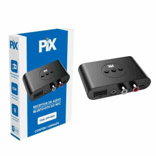 RECEPTOR DE AUDIO PIX BLUETOOTH 5.0 NFC COM AUDIO E VIDEO - 075-0831