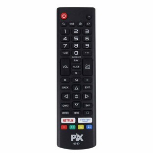 CONTROLE PARA TV LG SMART 4K AKB76037002 COM NETFLIX/ PRIMEVIDEO - 026-0033