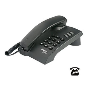 TELEFONE COM FIO INTELBRAS PLENO COM CHAVE PRETO - 4080057
