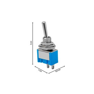 CHAVE MINI HH 2 POLOS ON/OFF MTS-101 - CHVS0022