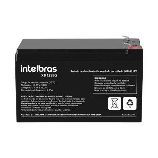 BATERIA SELADA INTELBRAS 12V 4,5AH XB 12SEG ALARME - 4860010