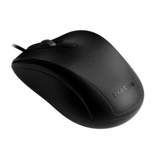 MOUSE OFFICE INTELBRAS USB 1000DPI PRETO MCI 10 - 4291100 - FR