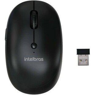 MOUSE SEM FIO OFFICE INTELBRAS 2400DPI 5 BOTOES PRETO MSI 100 (BLISTER) - 4290008 - FR