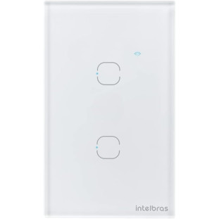 INTERRUPTOR INTELIGENTE INTELBRAS TOUCH WI-FI 2 TECLA BRANCO MIS 1002 - 4850058