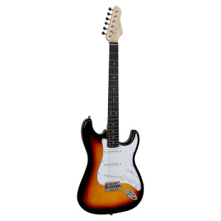 GUITARRA ELETRICA GIANNINI G-100 3 TONE SUNBURST COM ESCUDO WHITE (3TS/WH) - 19596
