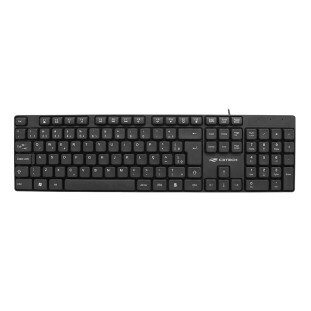 TECLADO OFFICE C3TECH USB MULTIMIDIA KB-M10BK - 303020870100