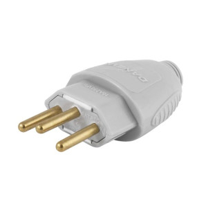 PLUGUE DESMONTAVEL DANEVA 2P+T 10A 250V SORTIDA - DN1596